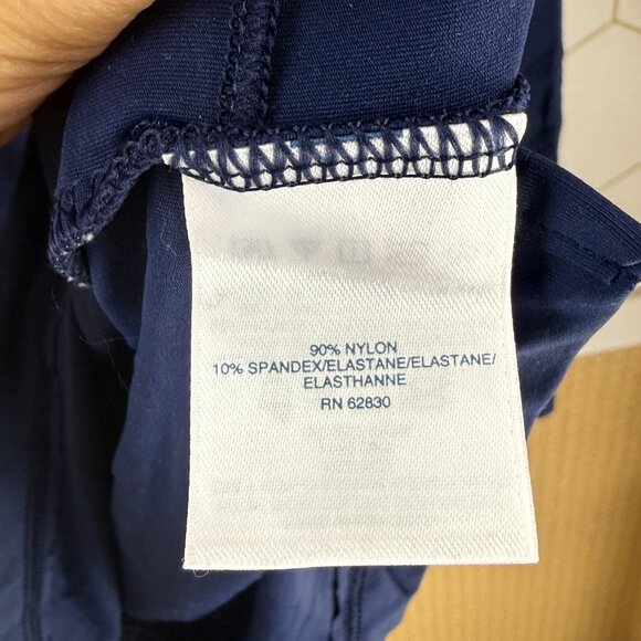 Lands' End Blue Quarter Zip Long Sleeve Tunic Rash Guard Cover-up - Size - XS - Picture 5 of 7